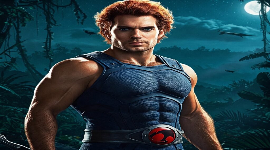 henry cavill imaginado como lion-O