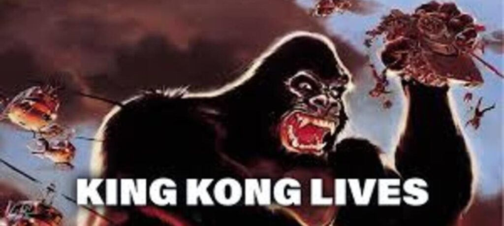 Titãs em Guerra: A Ordem Cronológica Definitiva Para Imergir no MONSTERVERSE! 11 King-Kong-Lives-(1986)