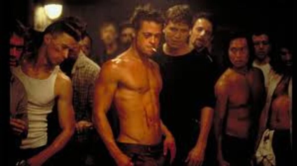 Cena de Tyler Durden em Clube da Luta